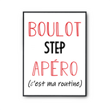 Affiche Step C'est ma Routine - Planetee