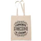 Sac Tote Bag Laurence La Déesse beige - Planetee