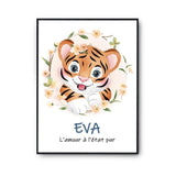 Affiche Eva Amour Pur Tigre - Planetee