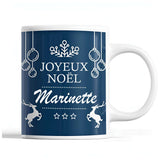 Tasse Noël Marinette Bleu - Planetee