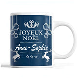 Tasse Noël Anne-Sophie Bleu - Planetee