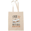 Sac Tote Bag J'peux pas Whisky beige - Planetee
