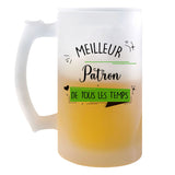 Chope de bière Meilleur Patron de tous les temps - Planetee