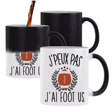 Mug Magique J'peux pas Foot us - Planetee