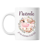 Mug Noémie Amour et Biberon de Lait Vache - Planetee