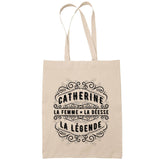 Sac Tote Bag Catherine La Déesse beige - Planetee