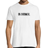 T-shirt Homme Blanc - OK Boomer - Planetee
