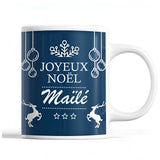 Tasse Noël Maïlé Bleu - Planetee