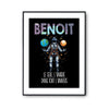 Affiche Prénom Benoit Univers - Planetee