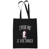 Sac Tote Bag Danse Danser Licorne Je peux pas Noir - Planetee