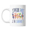 Mug Cabaret j'peux pas Blanc - Planetee