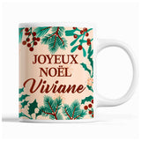 Tasse Noël Viviane Beige - Planetee