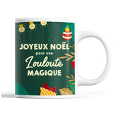 Tasse Noël Louloute femme Vert - Planetee