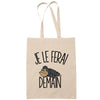 Sac Tote Bag gorille je le ferai demain beige - Planetee
