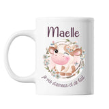 Mug Maelle Amour et Biberon de Lait Vache - Planetee