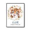 Affiche Cloé Amour Pur Tigre - Planetee