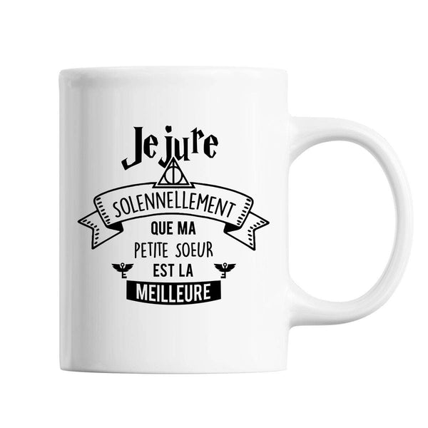 Mug Je jure solennellement que ma Petite Soeur c'est la meilleure - Planetee