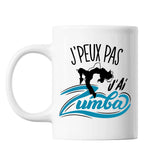 Mug Zumba j'peux pas Blanc - Planetee