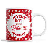 Tasse Noël Retraité homme Rouge - Planetee