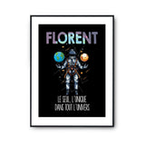 Affiche Prénom Florent Univers - Planetee