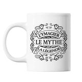 Mug Ymagier Le Mythe la Légende blanc - Planetee