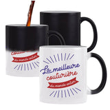 Mug magique Couturière Femme Meilleure de France | Tasse Métier imprimée en France - Planetee