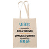 Tote Bag Formidable Boss Cadeau Travail Beige - Planetee
