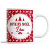 Tasse Noël Léa Rouge - Planetee