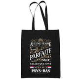 Sac Tote Bag Pays-Bas Femme Parfaite - Planetee