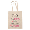 Tote Bag Stacy Meilleure Maman - Planetee