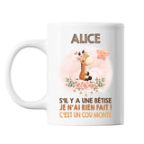 Mug Alice Cou Monté Girafe - Planetee