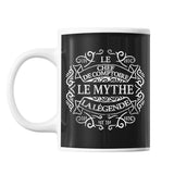 Mug Chef de comptoir Le Mythe la Légende noir - Planetee