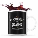 Mug Propriété de Jeanne - Planetee