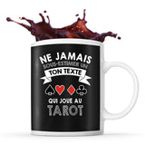 Mug personnalisable tarot Prénom Métier Age tasse pour Joueur de cartes - Planetee