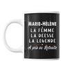 Mug prénom Marie-Hélène cadeau départ retraite - Planetee