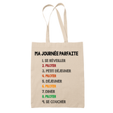 Tote Bag Piloter Journée Parfaite - Planetee
