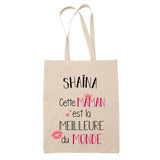 Tote Bag Shaïna Meilleure Maman - Planetee