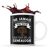 Mug personnalisable généalogie boxe Prénom Métier Age tasse pour Généalogiste - Planetee