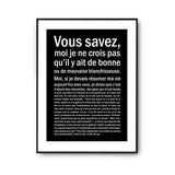 Affiche femme Blanchisseuse Bonne ou mauvaise - Planetee