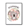 Affiche Romane Bébé d'amour Koala - Planetee