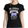 T-shirt femme loto octogénaire - Planetee