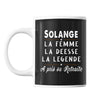 Mug prénom Solange cadeau départ retraite - Planetee