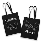 Sac Tote Bag Couple Together Forever - Planetee