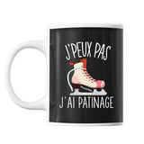 Mug Patinage j'peux pas Noir - Planetee