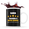 Mug Samia à votre service pour des conneries - Planetee