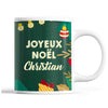 Tasse Noël Christian Vert - Planetee
