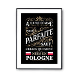Affiche Polonaises Femme Parfaite - Planetee