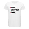 T-shirt homme Best Directeur Ever - Planetee