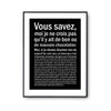 Affiche Chocolatier Bon ou Mauvais - Planetee