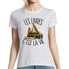 T-shirt femme livres c'est la vie - Planetee